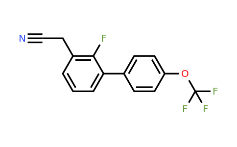 1261764-86-6 | 2-Fluoro-4'-(trifluoromethoxy)biphenyl-3-acetonitrile