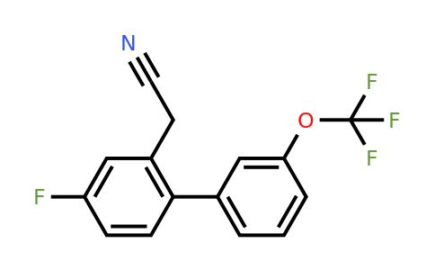 1261764-89-9 | 4-Fluoro-3'-(trifluoromethoxy)biphenyl-2-acetonitrile