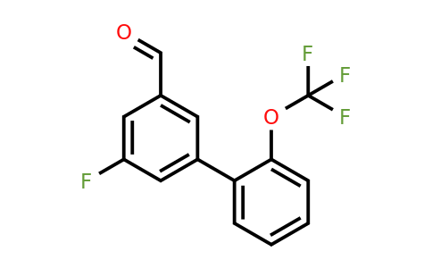 1261764-91-3 | 5-Fluoro-2'-(trifluoromethoxy)biphenyl-3-carboxaldehyde
