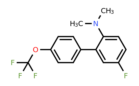 1261765-27-8 | (5-Fluoro-4'-(trifluoromethoxy)biphenyl-2-yl)-dimethylamine
