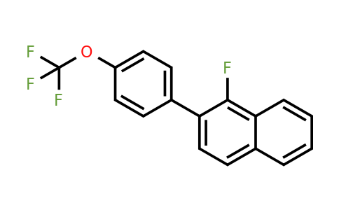 1261765-73-4 | 1-Fluoro-2-(4-(trifluoromethoxy)phenyl)naphthalene