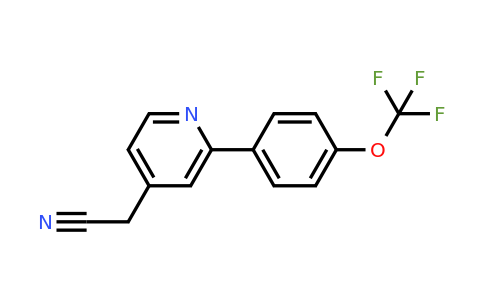 1261765-80-3 | 2-(4-(Trifluoromethoxy)phenyl)pyridine-4-acetonitrile