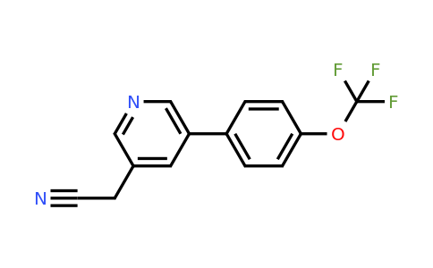 1261765-84-7 | 5-(4-(Trifluoromethoxy)phenyl)pyridine-3-acetonitrile