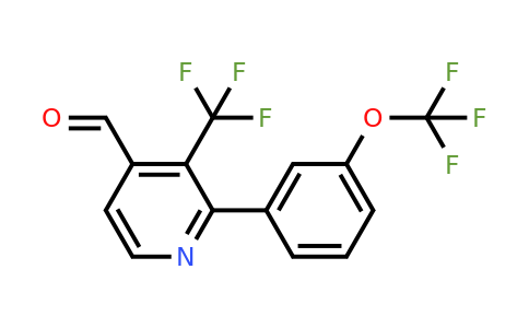 1261766-07-7 | 2-(3-(Trifluoromethoxy)phenyl)-3-(trifluoromethyl)isonicotinaldehyde