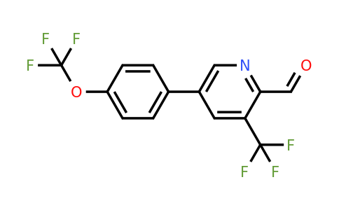 1261766-16-8 | 5-(4-(Trifluoromethoxy)phenyl)-3-(trifluoromethyl)picolinaldehyde
