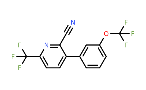 1261766-19-1 | 3-(3-(Trifluoromethoxy)phenyl)-6-(trifluoromethyl)picolinonitrile