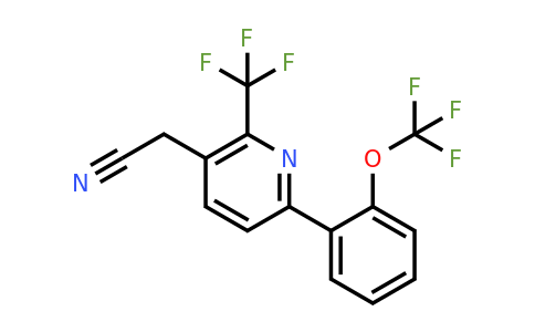 1261766-35-1 | 6-(2-(Trifluoromethoxy)phenyl)-2-(trifluoromethyl)pyridine-3-acetonitrile