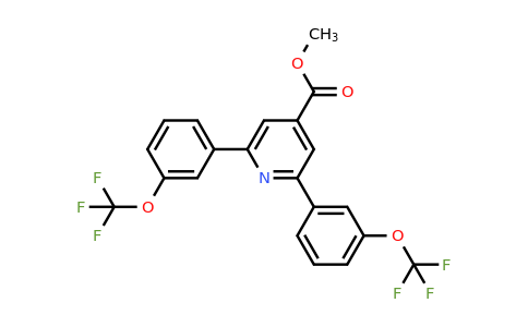1261766-70-4 | Methyl 2,6-bis(3-(trifluoromethoxy)phenyl)isonicotinate