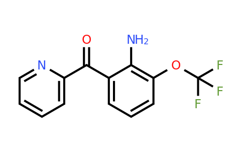 1261766-86-2 | 2-(2-Amino-3-(trifluoromethoxy)benzoyl)pyridine