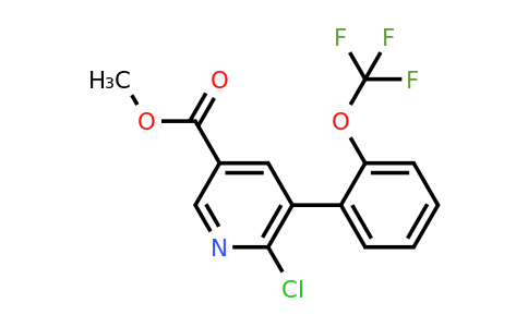 1261766-91-9 | Methyl 6-chloro-5-(2-(trifluoromethoxy)phenyl)nicotinate