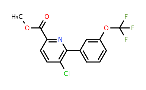 1261766-92-0 | Methyl 5-chloro-6-(3-(trifluoromethoxy)phenyl)picolinate