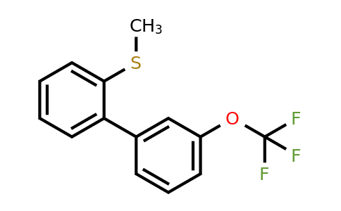 1261767-52-5 | 2'-Methylsulfanyl-3-(trifluoromethoxy)biphenyl