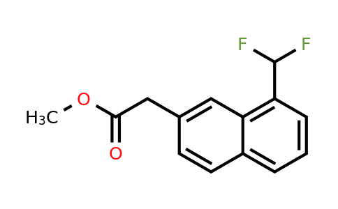 1261767-57-0 | Methyl 1-(difluoromethyl)naphthalene-7-acetate
