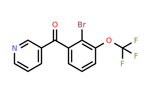 1261768-14-2 | 3-(2-Bromo-3-(trifluoromethoxy)benzoyl)pyridine