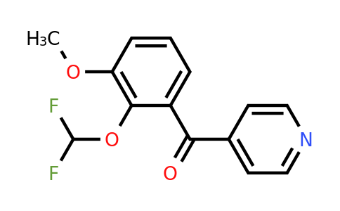 1261769-59-8 | 4-(2-(Difluoromethoxy)-3-methoxybenzoyl)pyridine