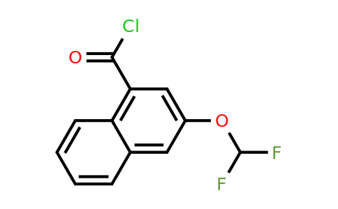 1261769-91-8 | 2-(Difluoromethoxy)naphthalene-4-carbonyl chloride