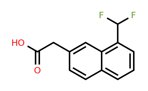 1261770-33-5 | 1-(Difluoromethyl)naphthalene-7-acetic acid