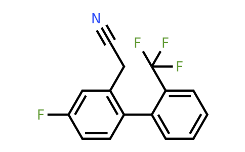 1261771-64-5 | 4-Fluoro-2'-(trifluoromethyl)biphenyl-2-acetonitrile