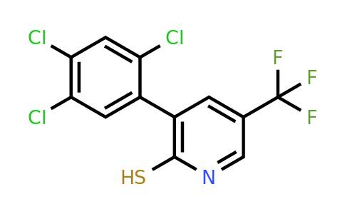 1261771-73-6 | 2-Mercapto-3-(2,4,5-trichlorophenyl)-5-(trifluoromethyl)pyridine