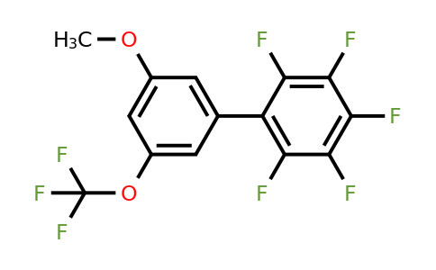 1261771-86-1 | 5'-Methoxy-2,3,4,5,6-pentafluoro-3'-(trifluoromethoxy)biphenyl
