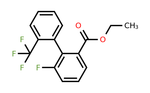 1261772-43-3 | 6-Fluoro-2'-(trifluoromethyl)biphenyl-2-carboxylic acid ethyl ester