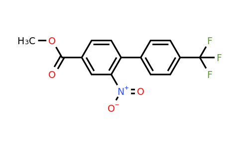 1261773-69-6 | 2-Nitro-4'-(trifluoromethyl)biphenyl-4-carboxylic acid methyl ester
