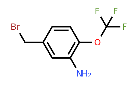 1261775-33-0 | 3-Amino-4-(trifluoromethoxy)benzyl bromide
