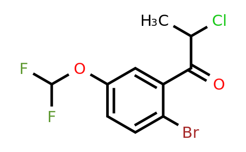 1261775-43-2 | 2'-Bromo-2-chloro-5'-(difluoromethoxy)propiophenone