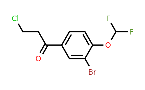 1261775-44-3 | 3'-Bromo-3-chloro-4'-(difluoromethoxy)propiophenone