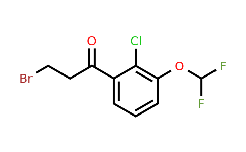 1261775-45-4 | 3-Bromo-2'-chloro-3'-(difluoromethoxy)propiophenone