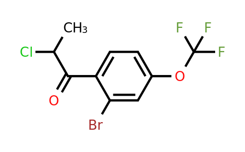 1261775-56-7 | 2'-Bromo-2-chloro-4'-(trifluoromethoxy)propiophenone