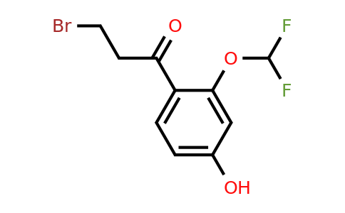 1261775-69-2 | 3-Bromo-2'-(difluoromethoxy)-4'-hydroxypropiophenone