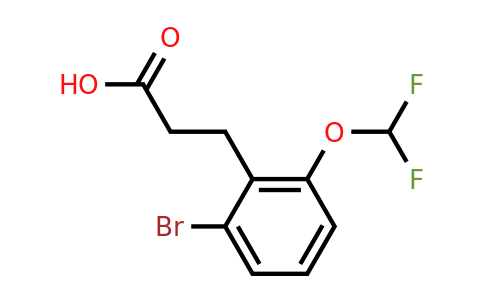 1261775-71-6 | 3-(2'-Bromo-6'-(difluoromethoxy)phenyl)propionic acid