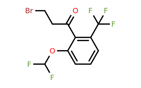 1261775-73-8 | 3-Bromo-2'-(difluoromethoxy)-6'-(trifluoromethyl)propiophenone