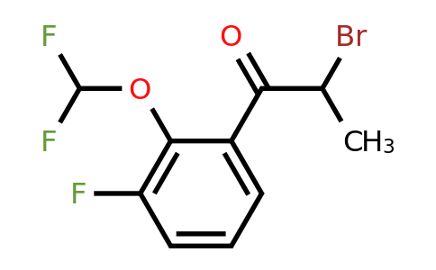 1261775-86-3 | 2-Bromo-3'-fluoro-2'-(difluoromethoxy)propiophenone