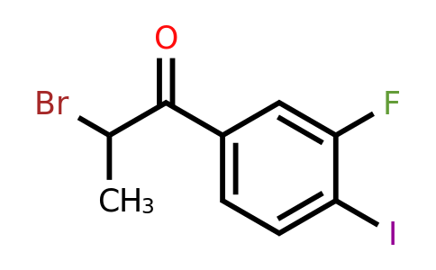 1261775-87-4 | 2-Bromo-3'-fluoro-4'-iodopropiophenone