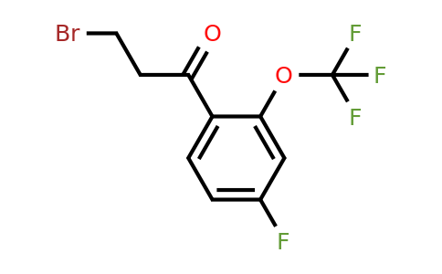 1261775-93-2 | 3-Bromo-4'-fluoro-2'-(trifluoromethoxy)propiophenone