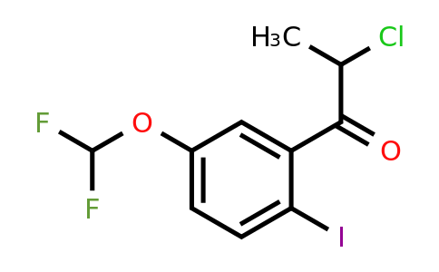 1261776-17-3 | 2-Chloro-5'-(difluoromethoxy)-2'-iodopropiophenone