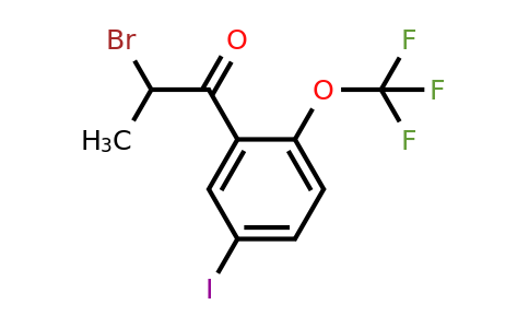 1261776-27-5 | 2-Bromo-5'-iodo-2'-(trifluoromethoxy)propiophenone