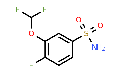 1261776-29-7 | 3-(Difluoromethoxy)-4-fluorobenzenesulfonamide