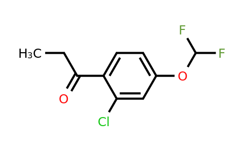 1261776-30-0 | 2'-Chloro-4'-(difluoromethoxy)propiophenone
