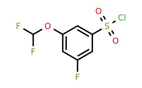 1261776-35-5 | 3-(Difluoromethoxy)-5-fluorobenzenesulfonyl chloride
