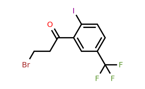 1261776-36-6 | 3-Bromo-2'-iodo-5'-(trifluoromethyl)propiophenone