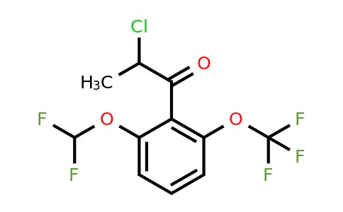 1261776-38-8 | 2-Chloro-2'-(difluoromethoxy)-6'-(trifluoromethoxy)propiophenone