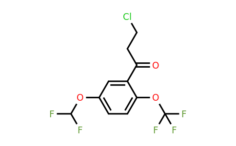 1261776-42-4 | 3-Chloro-5'-(difluoromethoxy)-2'-(trifluoromethoxy)propiophenone