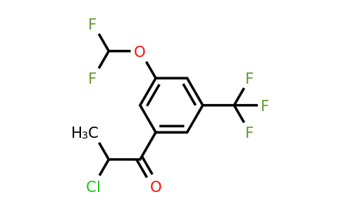 1261776-45-7 | 2-Chloro-3'-(difluoromethoxy)-5'-(trifluoromethyl)propiophenone