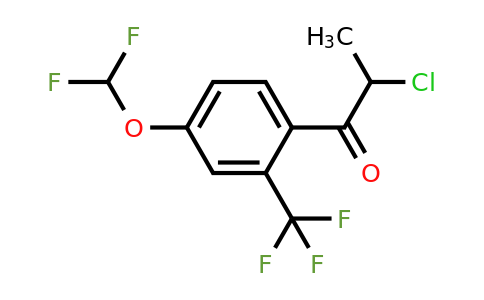 1261776-49-1 | 2-Chloro-4'-(difluoromethoxy)-2'-(trifluoromethyl)propiophenone
