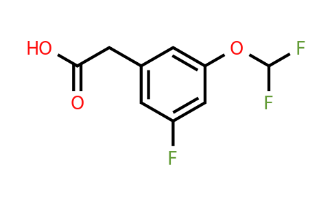 1261776-52-6 | 3-(Difluoromethoxy)-5-fluorophenylacetic acid