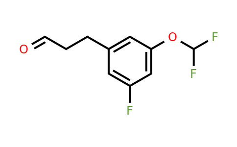 1261776-57-1 | 3-(3'-(Difluoromethoxy)-5'-fluorophenyl)propionaldehyde