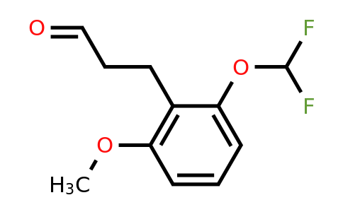 1261776-93-5 | 3-(2'-(Difluoromethoxy)-6'-methoxyphenyl)propionaldehyde